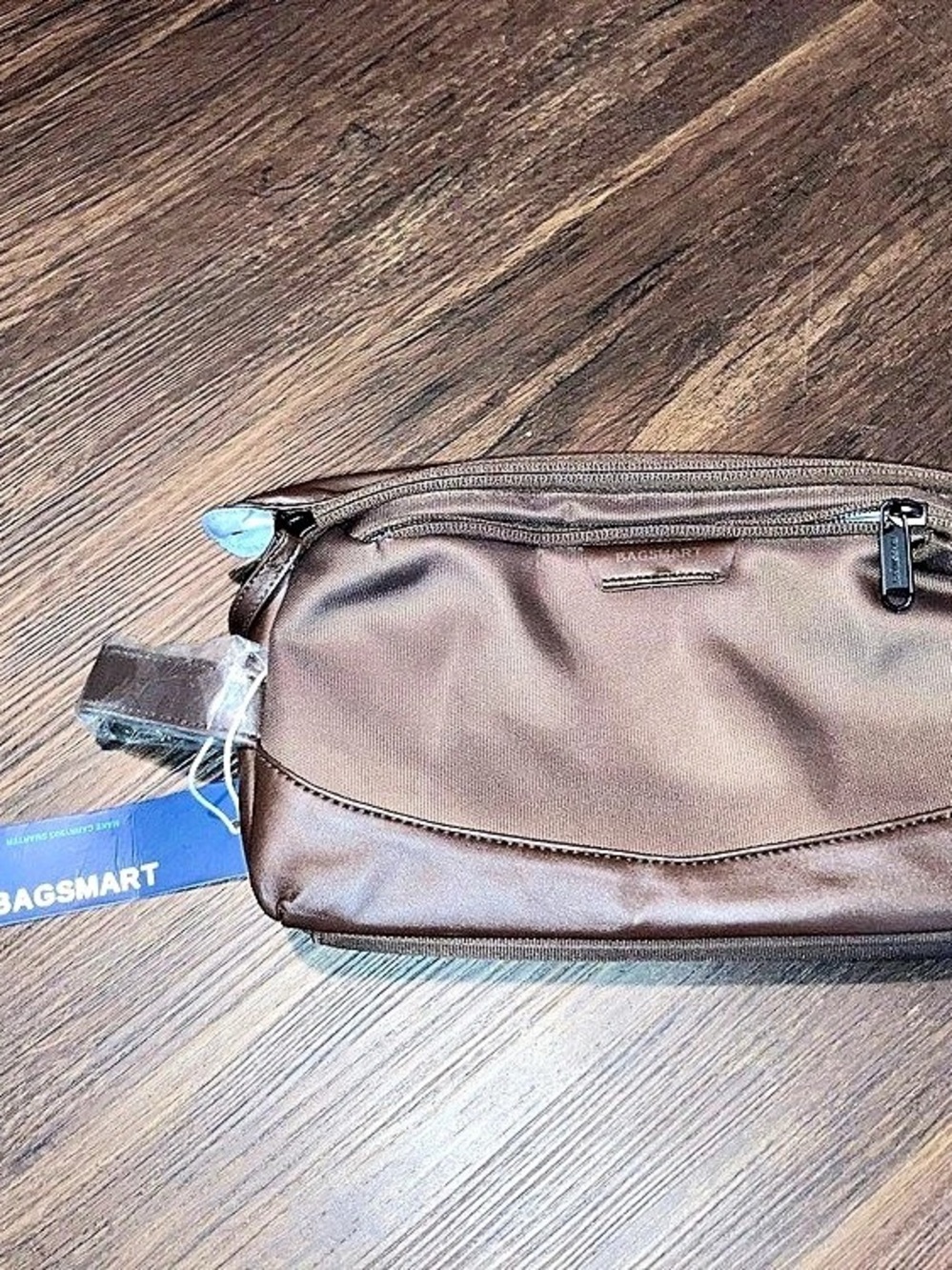 Bagsmart Brown Crossbody Bag